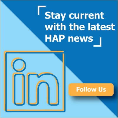 Follow HAP on LinkedIn