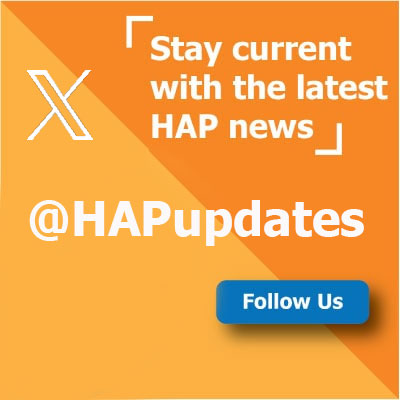 Follow HAP on Twitter