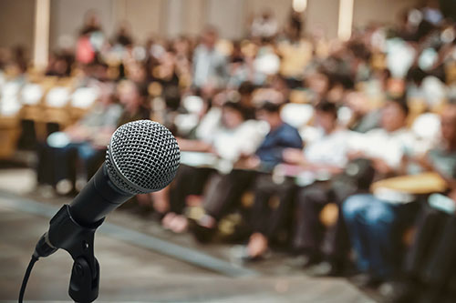 Conference audience