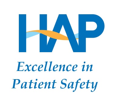 HAP Excellence in Patient Safety logo