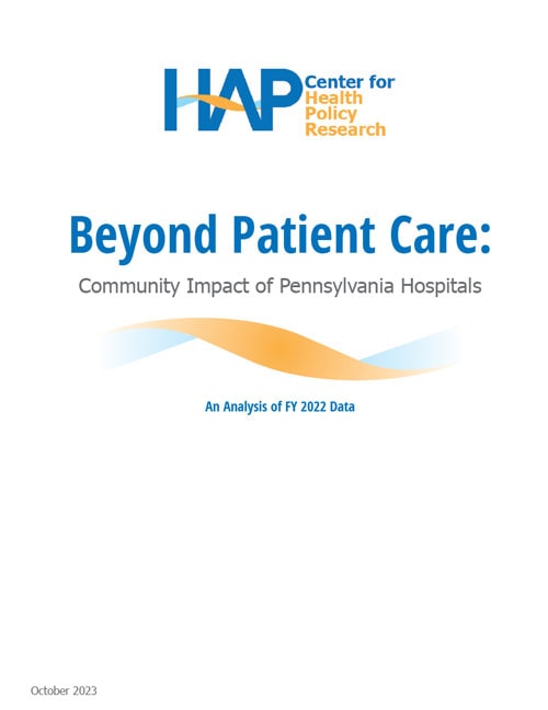 Beyond Patient Care: Community Impact of Pennsylvania Hospitals, FY22